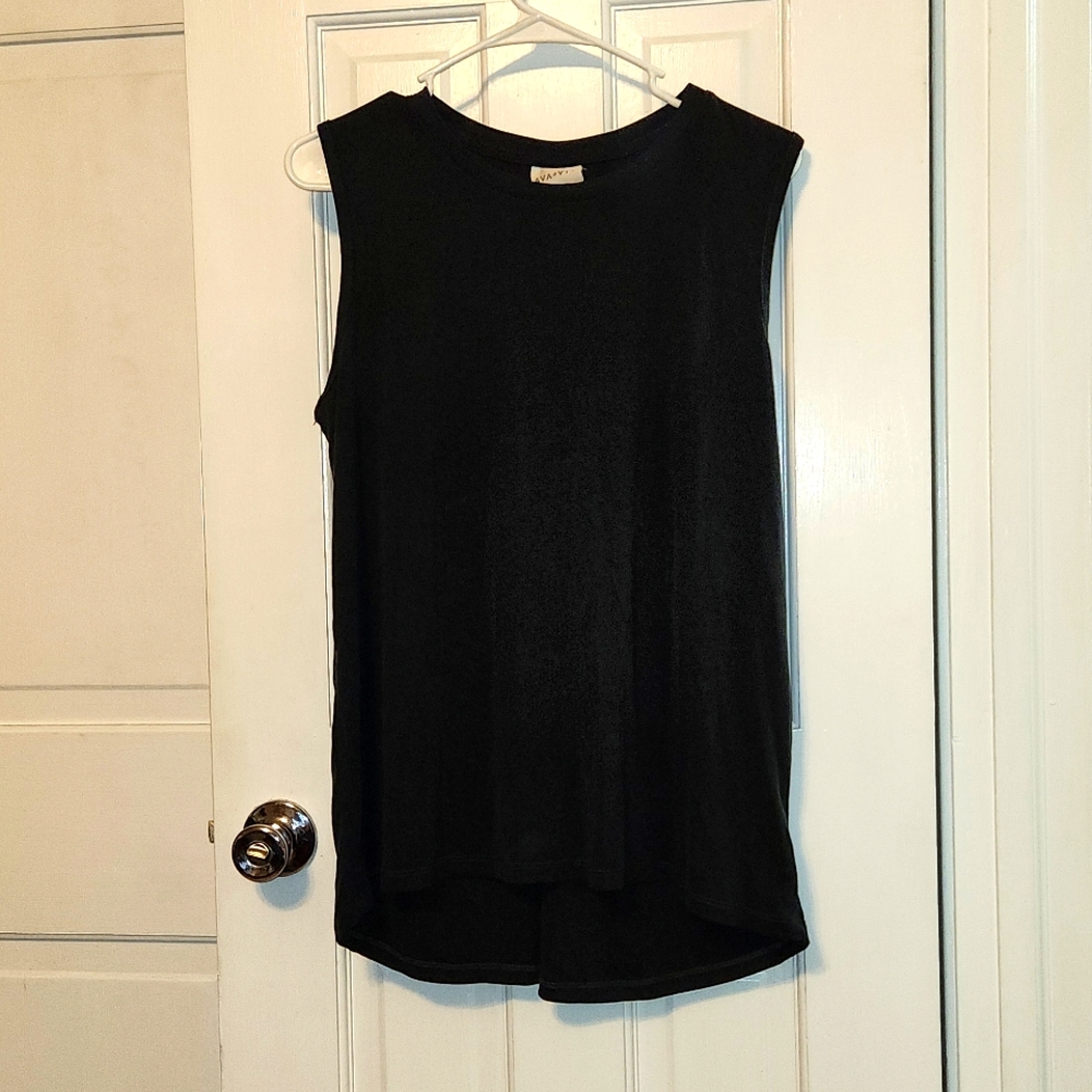 Black tank top